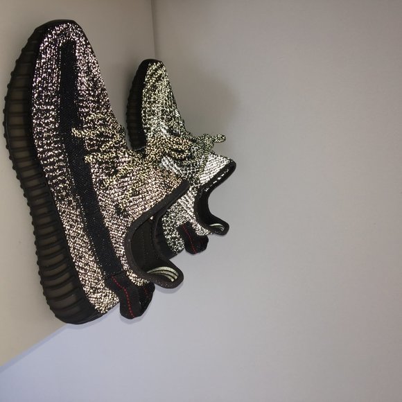 adidas Yeezy Boost 350 V2 Static Black (Reflective - Picture 8 of 8